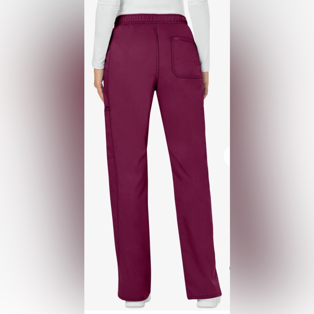 Cherokee Revolution Scrub bottoms in Wine Med Tall. NWT - Picture 2 of 5